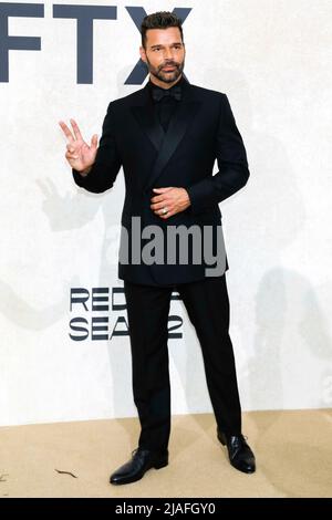 Ricky Martin nimmt am 26. Mai 2022 an der amfAR Gala Cannes 2022 während der Filmfestspiele von Cannes 75., Festival de Cannes, im Hotel du Cap-Eden-Roc in Cap d'Antibes, Frankreich, Teil. Stockfoto