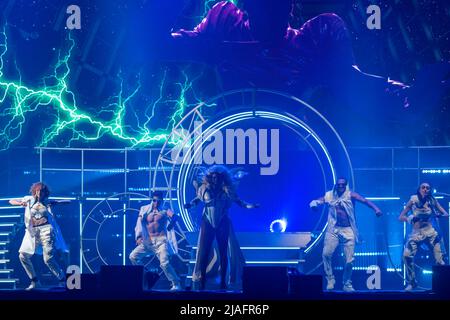 28 Mai 2022. P&J Live, Aberdeen, Schottland. Dies sind Szenen aus RuPauls Drag Race Werq World Tour 2022 bei der P&J Live am Samstagabend. Kredit - Ja Stockfoto