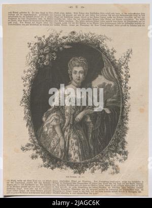 Lady Nunham. '. Lady Nunham, Ehefrau von George Simon Harcourt, 2. Earl Harcourt (aus „Blättern für den Domestic Circle“). Nach: François Pannemaker (1822-1900), Künstler Stockfoto