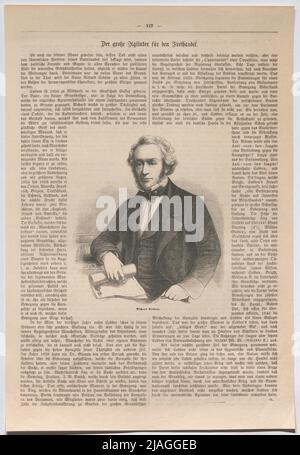 Richard Cobden (aus 'Waldheims illustrierter Monatszeitschrift'). Unbekannt Stockfoto