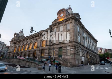 Porto, Portugal . 2021 05 Mai . Bahnhof Sao Bento in Porto, Portugal im Sommer 2022. Stockfoto