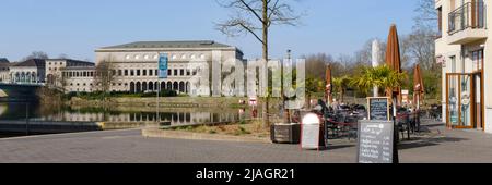 Historisches Rathaus in Mülheim an der Ruhr Stockfoto