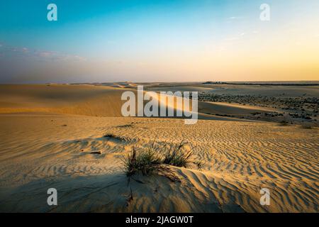 Schöne Wüste Querformat in Dschidda Saudi-Arabien Stockfoto