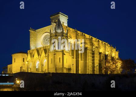 Basilika Santa Maria de la Seu in Manresa Stockfoto