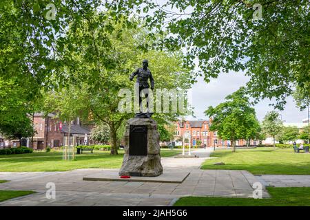 Queens Gardens, Palmyra Square, Warrington, Vereinigtes Königreich Stockfoto