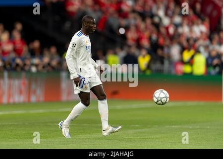 Ferland Mendy (Real Madrid) Während des UEFA Champions League-Spiels zwischen Liverpool 0-1 Real Madrid im Stade de France am 28. Mai 2022 in Paris, Frankreich. (Foto von Maurizio Borsari/AFLO) Stockfoto