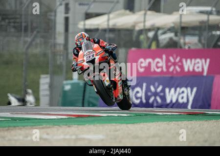 Varese, Italien. 28.. Mai 2022. 51 Michele Pirro MotoGP Warm Up am Sonntag, MotoGP von Italien - auf dem Mugello Circuit am 29. Mai 2022 in Scarperia, Italien. (Bild: © Fabio Averna/Pacific Press via ZUMA Press Wire) Stockfoto