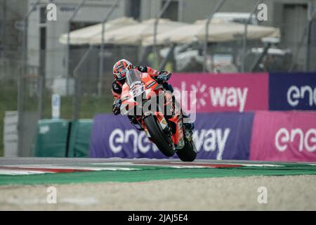 Varese, Italien. 28.. Mai 2022. 51 Michele Pirro MotoGP Warm Up am Sonntag, MotoGP von Italien - auf dem Mugello Circuit am 29. Mai 2022 in Scarperia, Italien. (Bild: © Fabio Averna/Pacific Press via ZUMA Press Wire) Stockfoto