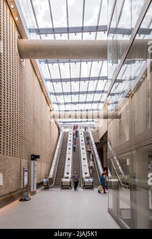 Elizabeth Line Tickethalle in Paddington Stockfoto