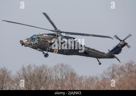 U.S. Army HH-60m Blackhawk Medevac Hubschrauber. Stockfoto