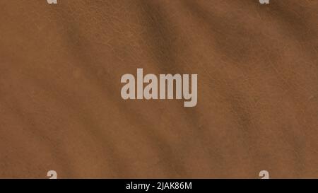 Hintergrund aus Ledermaterial. Textur von brauner Stoffhaut. Oberfläche aus natürlichen Vintage-Ledermaterialien. Hochwertige Fotos Stockfoto