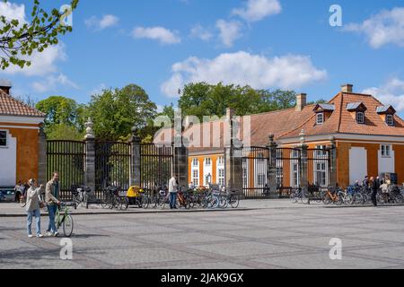 Haupteingang zum Frederiksberg Garten in Kopenhagen Stockfoto