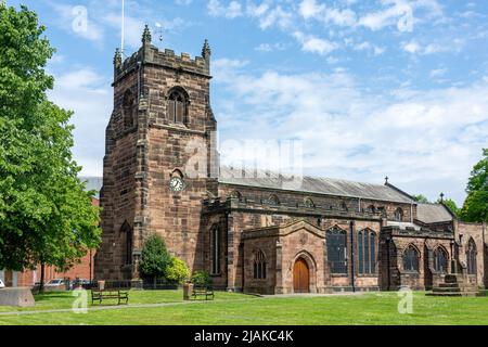 St. Luke's Church, Church Street, Cannock, Staffordshire, England, Vereinigtes Königreich Stockfoto