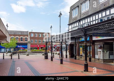 Cannock Shopping Center, Market Place, Cannock, Staffordshire, England, Vereinigtes Königreich Stockfoto
