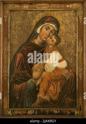 Maria Rzymianka (Ikone) Unbekannt, Werkstatt in Lviv in der Nähe von Teodor Senkowicz Stockfoto