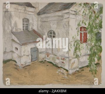 Kirche in Litauen aus: TEKA Polnische Grafikdesigner, Kraków 1903 Ruszczyc, Ferdynand (1870 1936), Litographic Zak Aureliusz Pruszcz Stockfoto