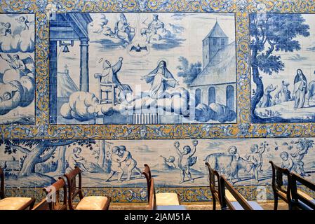 Schönes Kloster des heiligen Petrus von Alcantara, Convento de Sao Pedro de Alcântara in Lissabon, Portugal Stockfoto