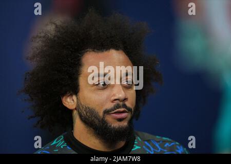 Marcelo Vieira von Real Madrid während des UEFA Champions League Finales zwischen dem FC Liverpool und Real Madrid spielte am 28. Mai 2022 im Stade de France in Paris, Frankreich. (Foto von Magma) Stockfoto