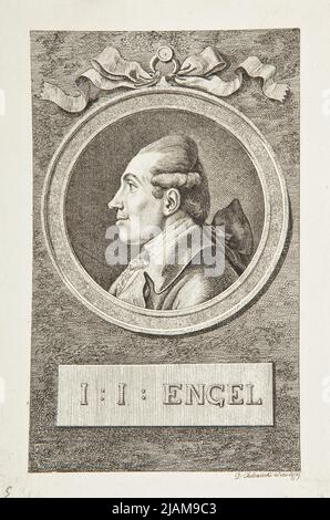 Die Titelfigur zum Porträt der Universal German Library von Johann Jacob Engel Chodowiecki, Daniel Nikolaus (1726 1801) Stockfoto