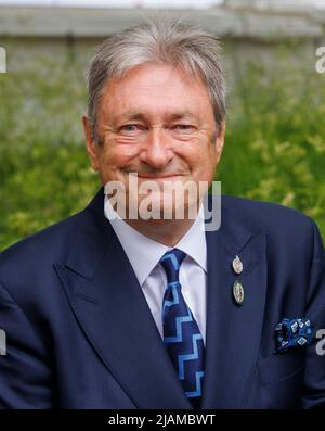 Alan Titchmarsh, englischer Gärtner, Sender, Fernsehmoderator, Dichter und Schriftsteller, Bei der RHS Chelsea Flower Show. Stockfoto