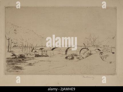 Pont Marie in Paris Pankiewicz, Józef (1866 1940) Stockfoto