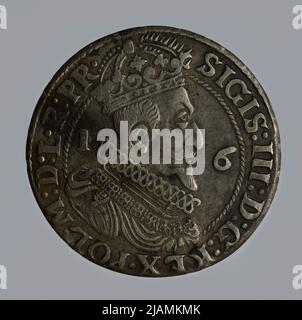 Falsche Münze, Gdańsk Ort, 1623, Sigismund III. Vasa (1587 1632) Stockfoto