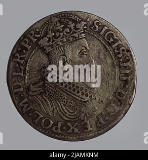 Falsche Münze, Gdańsk Ort, 1623, Sigismund III. Vasa (1587 1632) Stockfoto