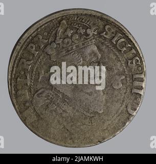 Falsche Münze, Gdańsk Ort, 1623, Sigismund III. Vasa (1587 1632) Stockfoto