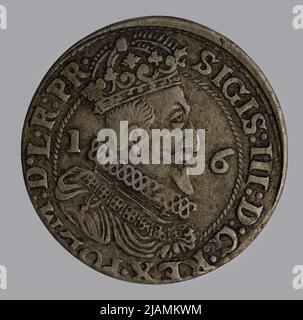 Falsche Münze, Gdańsk Ort, 1623, Sigismund III. Vasa (1587 1632) Stockfoto