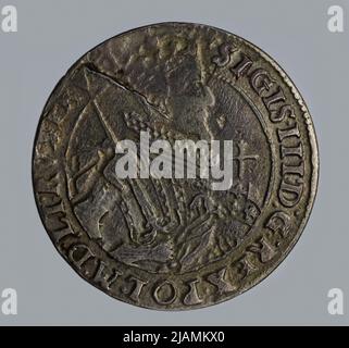 Falsche Münze, Gdańsk Ort, 1623, Sigismund III. Vasa (1587 1632) Stockfoto