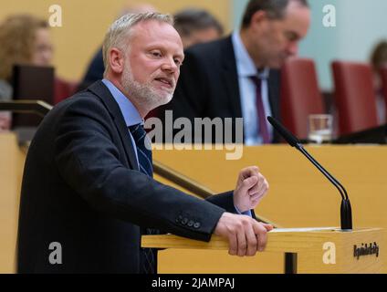 München, Deutschland. 31.. Mai 2022. Ulrich Singer (AfD) im Bayerischen landtag. Quelle: Sven Hoppe/dpa/Alamy Live News Stockfoto