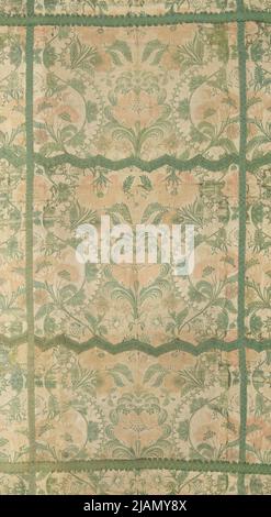 Stoff symmetrisches und axiales Blumenmuster (Wandteppich) unbekannt Stockfoto