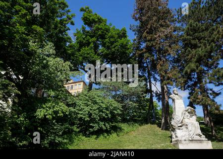 Le Gros Caillou Garden, Bezirk Croix-Rousse, Lyon, Region Auvergne Rhone-Alps, Zentralfrankreich Stockfoto