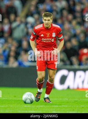 Liverpool - Steven Gerrard -2012 Stockfoto