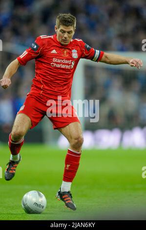 Liverpool - Steven Gerrard -2012 Stockfoto