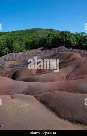 Chamarel, Geopark mit sieben farbigen Erden, Mauritius Stockfoto