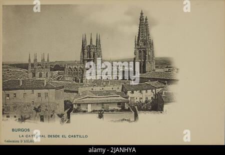 BURGOS Allgemeine Ansicht der Kathedrale Stockfoto