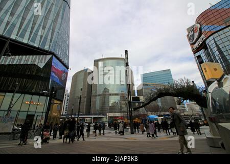 Tokyo Streets „Ginza Sukiyabashi Crossing“ Stockfoto