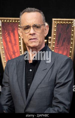 London, England. Am 31. Mai 2022 nimmt Tom Hanks an der UK Special Screening von 'Elvis' im BFI Southbank am 31. Mai 2022 in London, England, Teil. Foto von Gary Mitchell/Alamy Live News Stockfoto