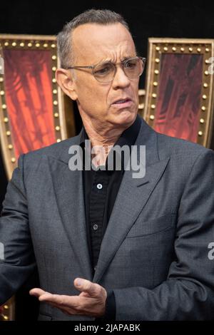 London, England. Am 31. Mai 2022 nimmt Tom Hanks an der UK Special Screening von 'Elvis' im BFI Southbank am 31. Mai 2022 in London, England, Teil. Foto von Gary Mitchell/Alamy Live News Stockfoto