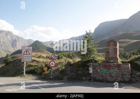 Au Col de Vars, Alpes de Haute Provence Stockfoto