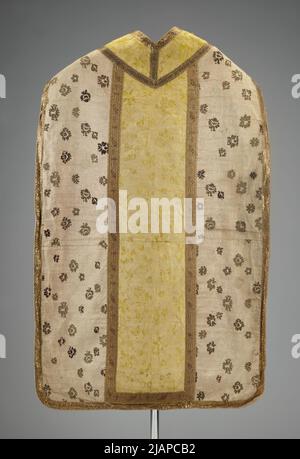 Chasuble aus Seidenstoffen unbekannt Stockfoto