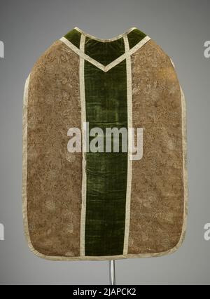 Chasuble aus Seidenstoffen unbekannt Stockfoto