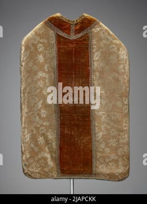 Chasuble aus Seidenstoffen unbekannt Stockfoto