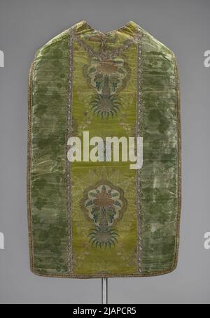 Chasuble aus Seidenstoffen unbekannt Stockfoto