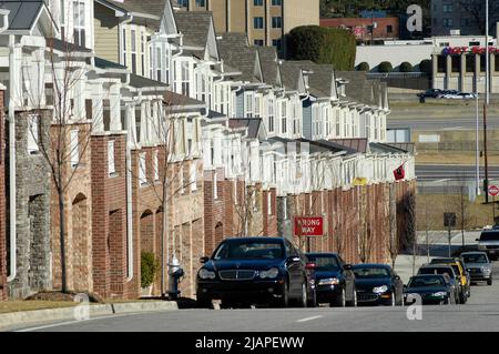 Neue Häuser-Eigentumswohnungen in der Innenstadt von Atlanta Georgia USA Stockfoto