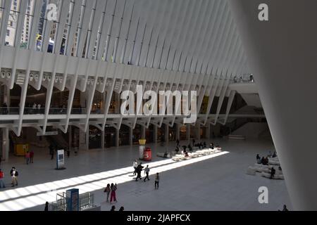Manhattan, New York City, USA- 17. Mai 2022- The Oculus oder World Trade Center Oculus. Stockfoto
