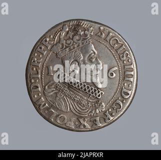 Falsche Münze, Gdańsk Ort, 1623, Sigismund III. Vasa (1587 1632) Stockfoto