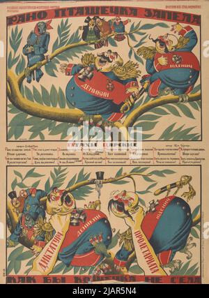 CDK Orlow, Dmitri Stachiewitsch (D. Moor) (1883 1946), Kasatkin, Ivan Michaj owow (1880 1938), Literatur- und Performance-Polit-Büro. ( .) Stockfoto