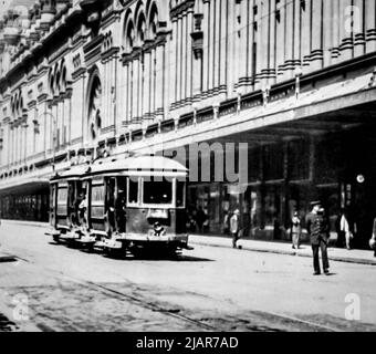 Sydney L-Klasse Tram Ca. Möglicherweise Anfang 1900s Stockfoto